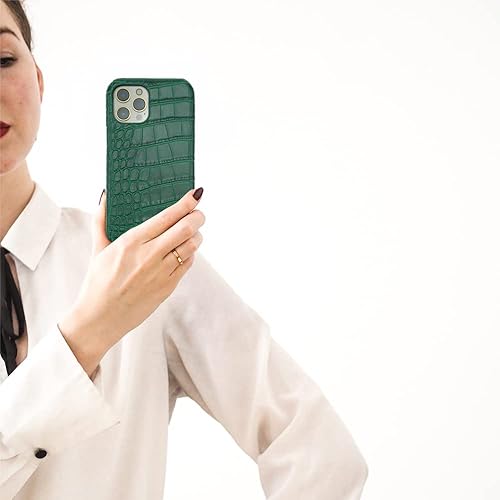 Miniatura 8 de Funda de cuero para iPhone 13 Pro, diseño clásico retro, suave TPU delgado, a prueba de golpes, funda de cuero de diseñador para iPhone 13 Pro, a la