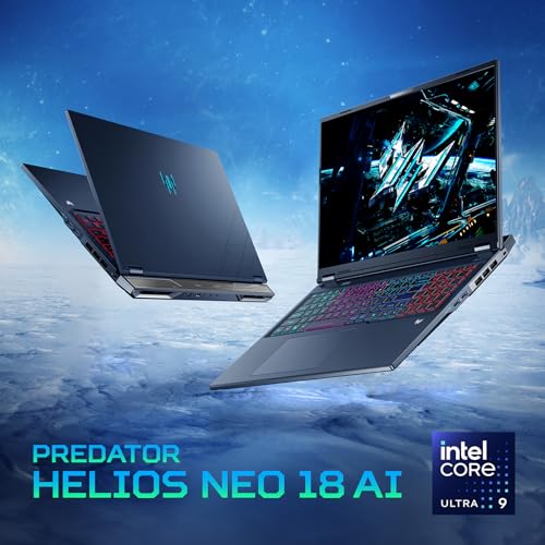 Predator Helios Neo 18 AI PHN18-72-999Y Notebook Gaming, NVIDIA GeForce RTX 5070 8 GB GDDR7, Intel Core Ultra 9 275HX, RAM 32 GB DDR5, 2 TB SSD, Display 18" WQXGA IPS 240 Hz, Windows 11 Home - Notebook - Immagine 1
