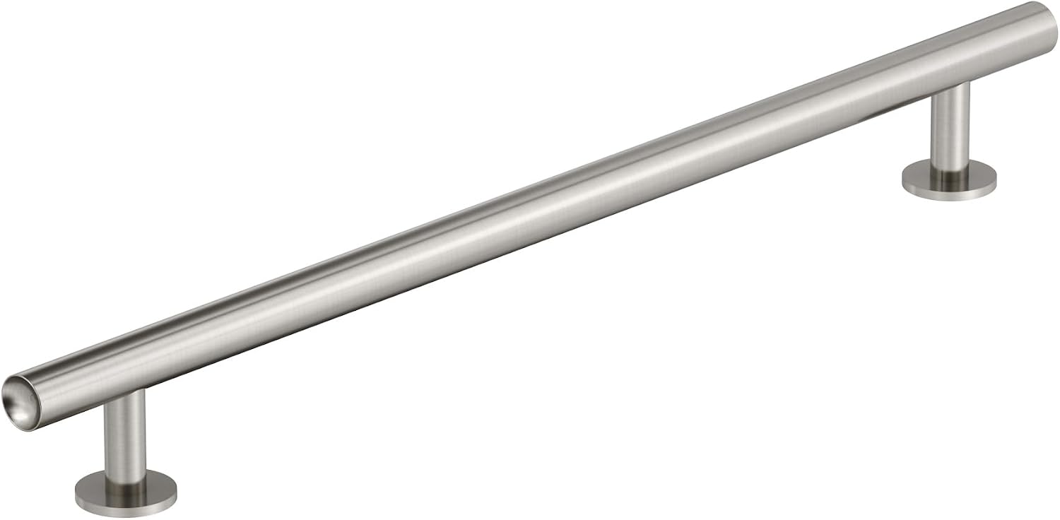 Amerock Radius 8-13/16 inch (224mm) Center-to-Center Satin Nickel Cabinet Pull, BP36870G10