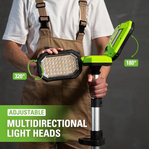 Greenworks-24V-3000-Lumen-Standing-Light-Kit-LED-Tripod-Light-with-2Ah-Battery-and-2A-Charger