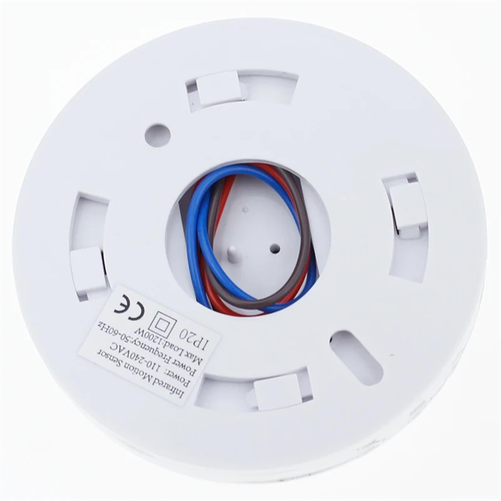 Interruptor de Sensor de movimiento infrarrojo ajustable, 110V-240V, movimiento del cuerpo, Detector de Sensor infrarrojo de techo, interruptor de bombilla, 1 Uds.