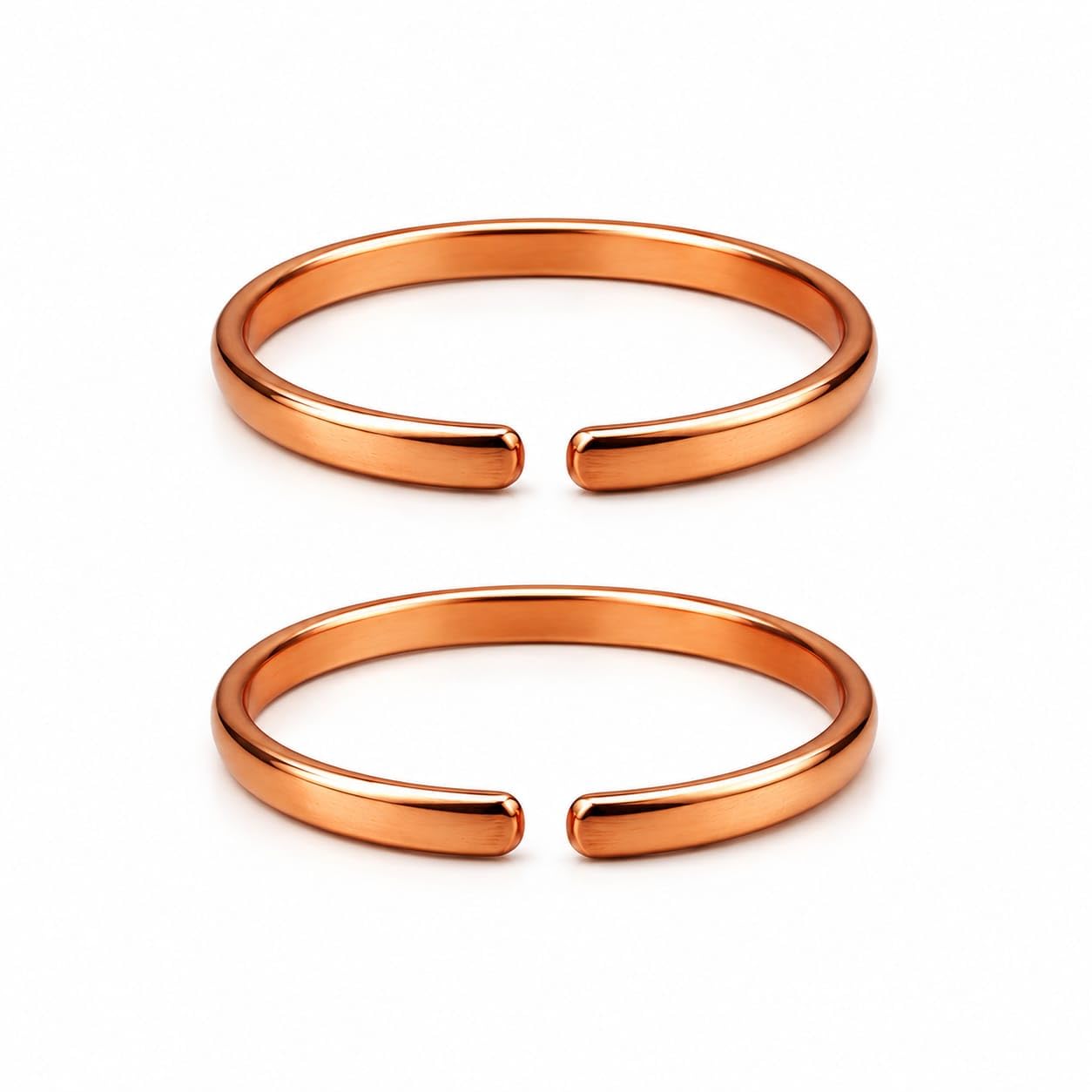 Pure Copper Toe Ring for Women | Adjustable Open Bichiya | Plain Copper Toe Band for Daily Wear | Comfortable & Reusable-image-15