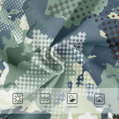 Wusikd Camouflage Army Girls' Underwear Cotton Girls Briefs Soft Toddler Underwear 6T3