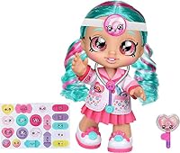 Kindi Kids Pre-School Fun Time Dr Cindy Pops 25cm Doll and 2 Shopkin Accessories