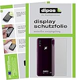 dipos I 2X Schutzfolie matt kompatibel mit Allview Soul X6 Xtreme Rückseite Folie Bildschirmschutzfolie (bewusst Kleiner als das Glas, da Dieses gewölbt ist)