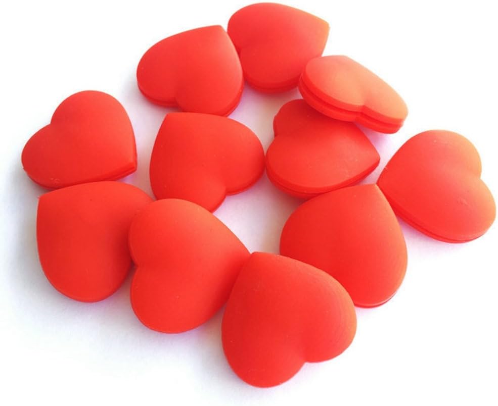 VORCOOL 6 Pcs Tennis Vibration Dampeners Heart Shape Silicone Tennis Racquet Shock Absorbers Tennis Racket Vibration Tennis Gift : Sports & Outdoors