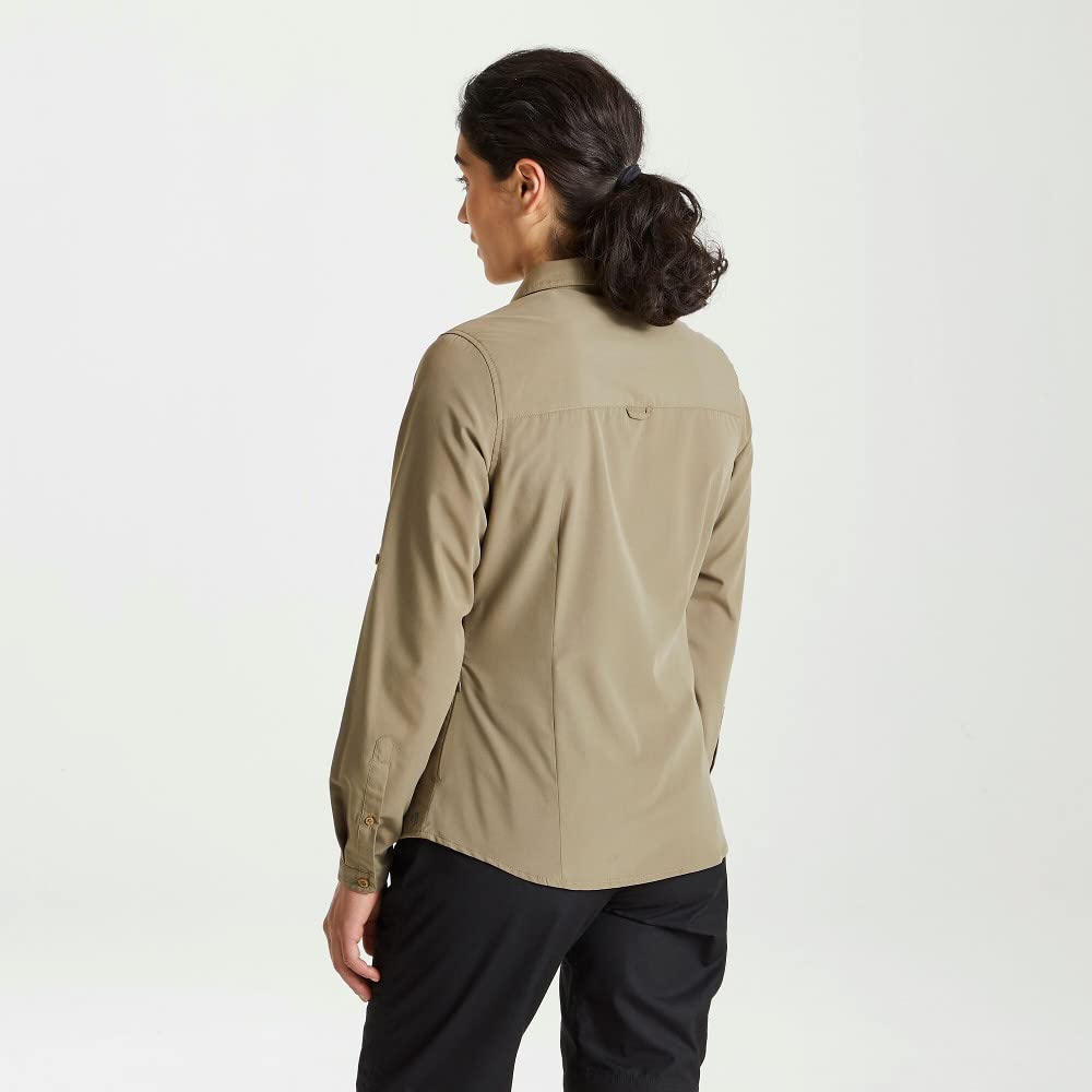 Craghoppers Damen Expert Kiwi Langarm-Shirt für Damen Hemd mit Button-Down-Kragen (1er Pack)