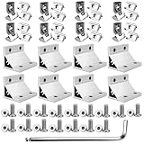 4080 Corner Bracket Connector Set for 4080 8080 Aluminum Extrusion Accessories 8Set(Silver JY)