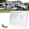 GEATaaT RV Skylight Outer Dome, 18"x 26" Universal Fits Standard 14" x 22" Openings, Shower Skylight for Camper Trailer, Fifth Wheel, Motorhome, Truck (Clear)