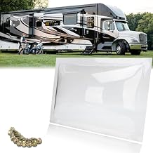 RV Skylight Outer Dome,18"x 26" OD Universal Skylight Fits All Standard 14" x 22" Skylight Openings, RV Shower Skylight for Camper Trailer Fifth Wheel Motorhome Truck Clear