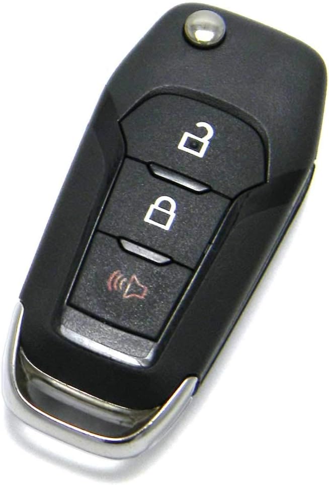 OEM Electronic 3-Button Remote Flip Key Fob Compatible with 2023-2025 Ford F-Series (FCC ID: N5F-A08TBLP, P/N: 164-R8334)