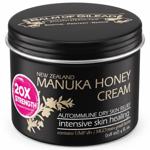 Best Moisturizer for Psoriasis on Legs: 7 Soothing Picks After 50 11 BALM OF GILEAD Manuka Eczema Honey Cream - Moisturizer for Sensitive Skin, Eczema, Psoriasis & Dermatitis - Manuka Honey Ointment, Grassfed Tallow