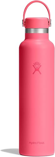 Miniatura 17 de HYDRO FLASK - Botella de agua de acero inoxidable con aislamiento térmico; antiderrame, a prueba de fugas; 21 onzas, color naranja (Sandpiper)