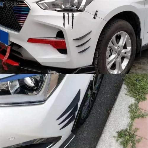 Alerón lateral divisor universal con protección para parachoques de coche 5