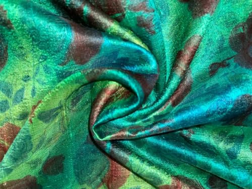 Soie Dupion vert ombré fleurie de 101,6 cm éliminez les plis de vos tenues de cérémonie