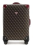 GUESS Trolley Latona 18 in 8-Wheeler Brown Logo marrón Oscuro 46cm