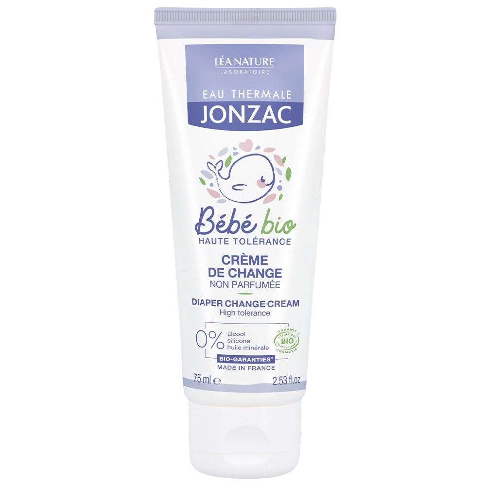 Eau de Jonzac Bébé Bio Diaper Change Cream Fragrance Free Organic 75ml