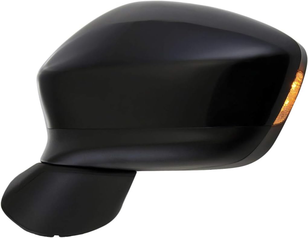 For Mazda CX-5 2013 2014 2015 Door Mirror Driver Side | Power | Non-Heated | Manual Folding | w/Signal Light | Paintable | Replacement For KD3569181G, KD3569181G-PFM | MA1320175