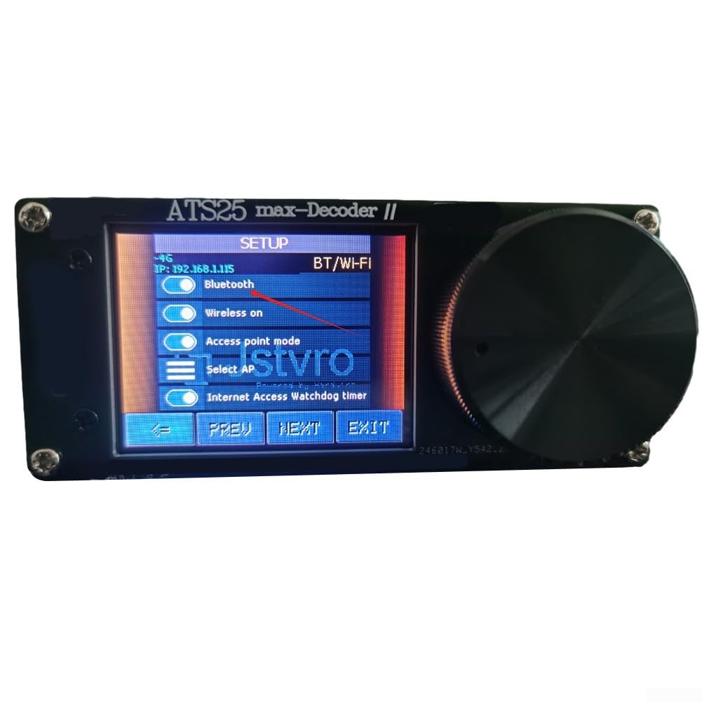 Récepteur radio pleine bande, radios à ondes courtes, écran tactile de 2,4", ATS25 Max Decoder II Radio pour LSB, AM, USB, CW, DIGI, ATS25 Max Decoder II