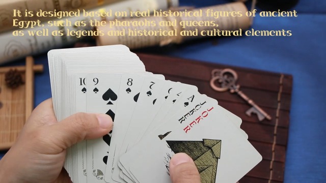 Amazon.com: WJPC Ancient Egypt Playing Cards，Gold Cold Foil