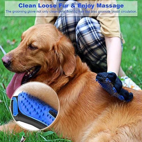 ACE2ACE Guanto Spazzola per Cani Gatto, Guanto per...