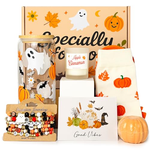 Halloween Gifts for Women, Boo Basket Stuffers for Teens Girls Adults,...
