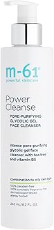 m-61 Power Cleanse- 8.4 oz.- Pore refining and exfoliating gel cleanser with glycolic, vitamin B5 & tea tree extract