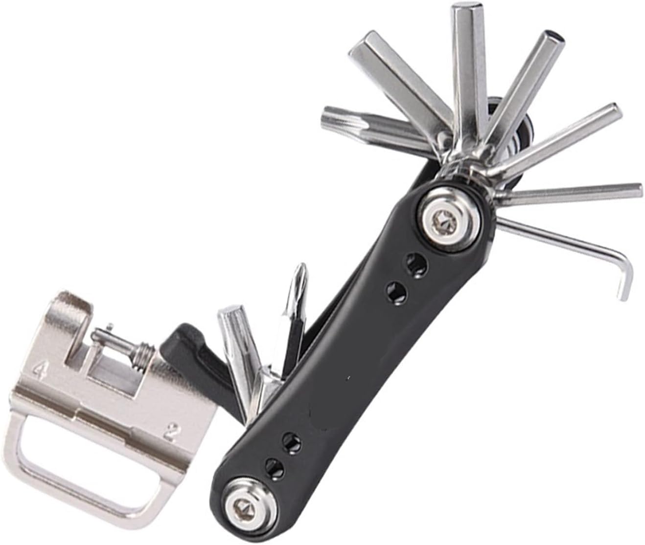 Super B 18 In 1 Mini Bicycle Multitool Bike Repair Multifunctional Tools 2/2.5/3/4/5/6/8 Mm Allen Wrenches Chain Tool Durable