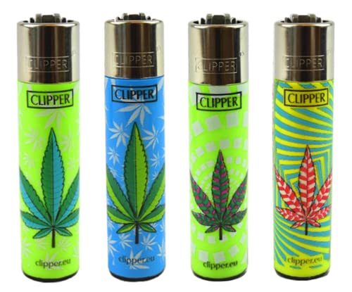 Clipper Encendedor Pack 4 Zebra Leaf miniatura 1