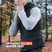 GZHJS Chaleco Calefactable para Hombre, Chaleco Térmico Impermeable y Lavable con Capucha...