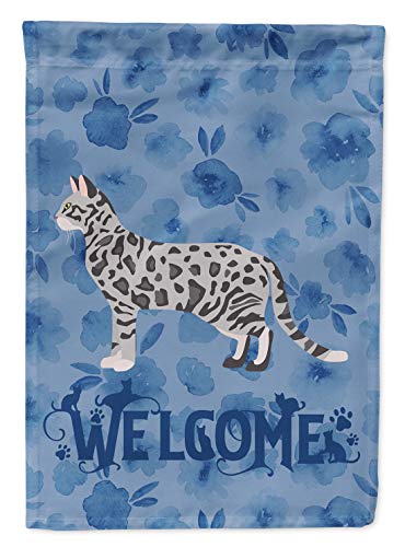 Drapeau de bienvenue chat Cheetoh #2 multicolore grand format pour maison - 2