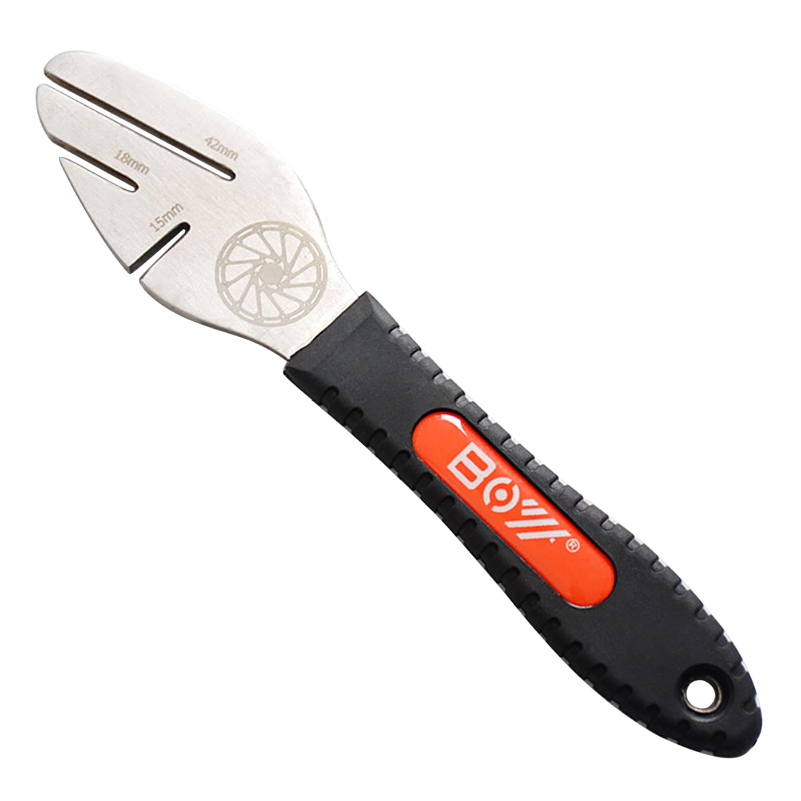 Bike Disc Brake Pad Spreader Tool and Bicycle Rotor Truing Fork