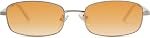 SOJOS Petites Lunettes de soleil Rectangle tendance Femmes Hommes, Rétro 80s 90s Y2k Chic Narrow Skinny Sunnies SJ1187