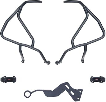 GP Kompozit Engine Protector Crash Bars Upper Black Compatible For Honda NX500 2025