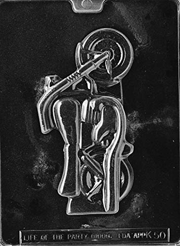 LARGE MOTORCYCLE PIECE Chocolate Candy Soap molds kids party Harley Davidson