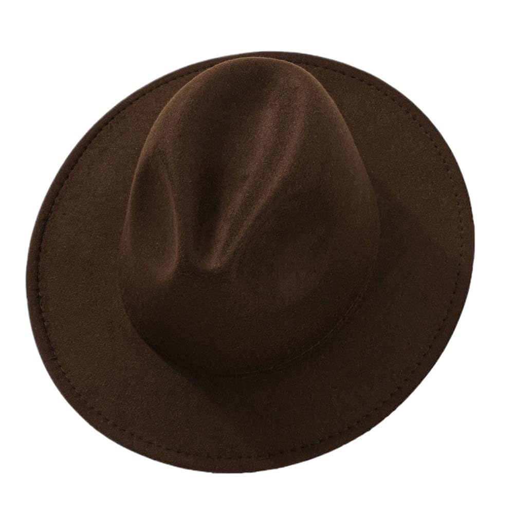 Chapeau en feutre élégant style Fedora vintage de qualité supérieure