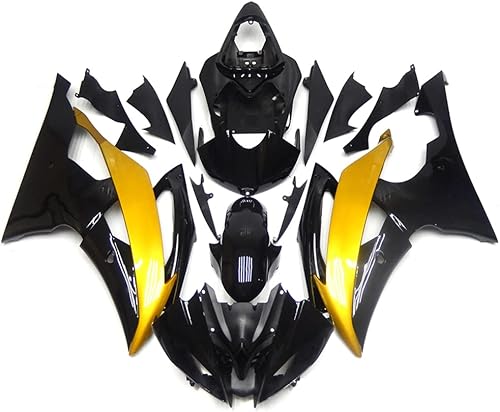 Sportfairings - Kit de carenados para YZF600 R6 2008-2016 2009 2010 2011 2012 2013 2014 2015 ABS inyección de plástico ABS - negro azul