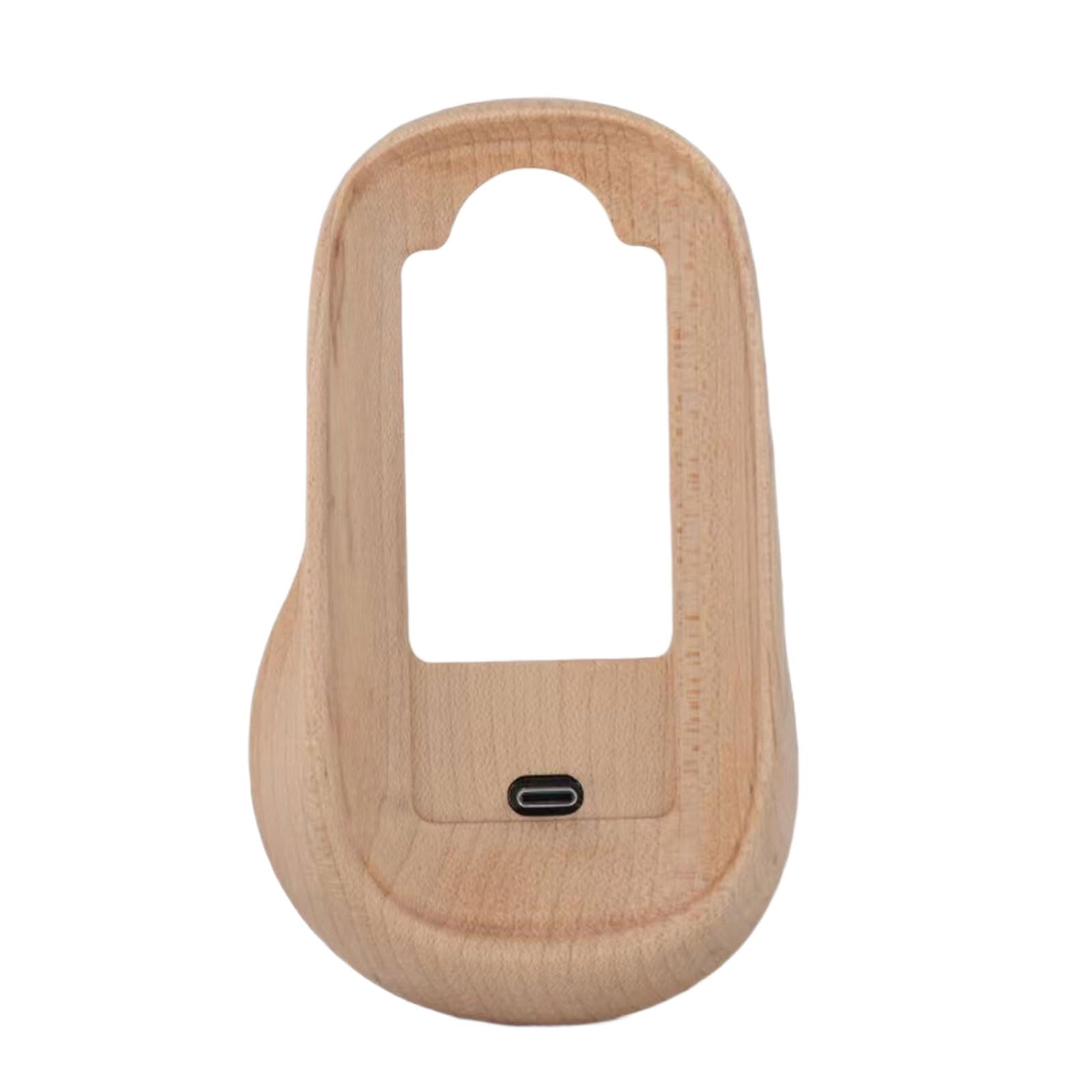 Dock Ricarica in Legno per Porta USB C e Base Stabile per Caricabatterie per USB C efficienti negli spazi Lavoro