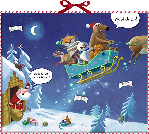 Zettelkalender - Die Schlitten-Entführung: Mit 24