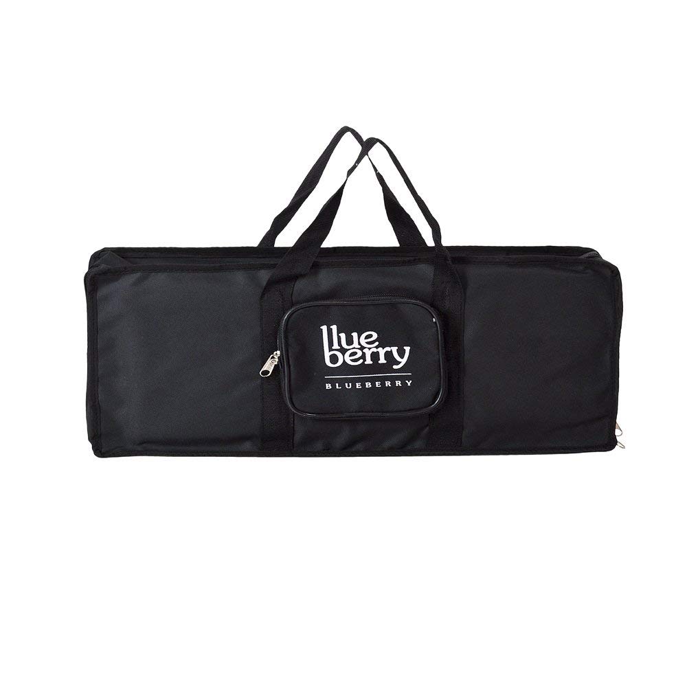 Blueberry KB-10 Compatible with Casio 32 Keys Models SA 46, SA 47, SA 50 Padded Gig Keyboard Bag (Black)-image-32