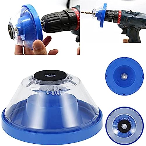 Image of JIAVAXA Drill Dust Collector Catcher Attachment, Electric Drill Dust Cover Ash Bowl Accessory Dustproof Device Electric Hammer Drill Dust Collector For Home Reusable Drilling Wood Wall Working