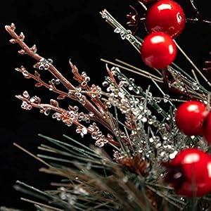 LOHASBEE Mini Christmas Tree, 2PACKS 10-Inch Small Table Top Portable Christmas Tree with Red Berries for Kid Gift Office Tabletop and Room Desktop Holiday Party Decorations LOHASBEE Mini Christmas Tree 2PACKS 10 Inch Small Table Top Portable Christmas Tree with Red Berries for Kid Gift Office Tabletop and Room Desktop Holiday Party Decorations