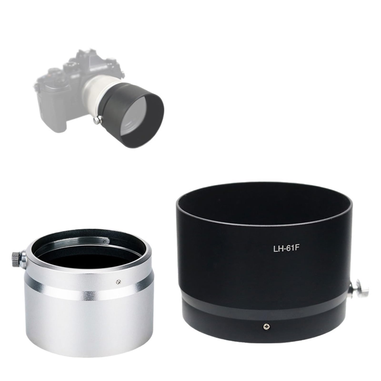 Amazon.co.jp: LH-61F メタルレンズフードは、オリンパス M. for zuiko