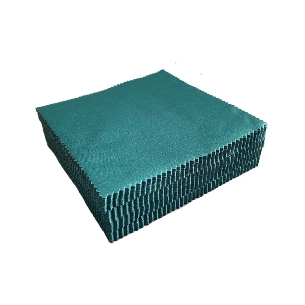 100pcs 150x150MM Verde Occhiali Cleaner Panno di Pulizia In Microfibra Per Lente Telefono Salviette di Pulizia Dello Schermo Occhiali Accessori