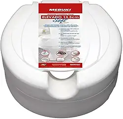 Mebuki Assento Elevado Soft Branco 13.5Cm