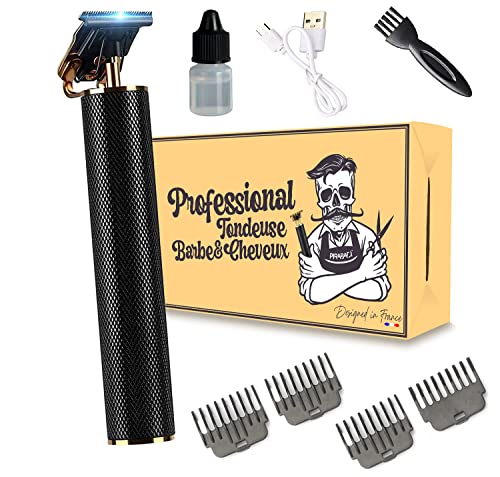 COFFRET TONDEUSE CHEVEUX ET BARBE 0MM 1,5MM 2MM 3MM 4MM | ÉLECTRIQUE PROFESSIONNELLE SANS FIL RASOIR TONDEUSE RECHARGEABLE & SILENCIEUSE | IDÉAL ENFANT...