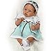 The Ashton-Drake Galleries Interactive African-American Reborn Baby Doll, So Truly Real Alicia by Linda Murray, Poseable with Touch Response and RealTouch® Vinyl Skin