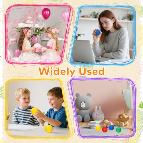 Tapvai 12 Stück Softbälle Kinder, 6 cm Durchmesser, Schaumstoffball aus Eva Material, Schaumstoffbälle, Schaumstoff Ball für Indoor Spiele und Familienaktivitäten für Jungen und Mädchen