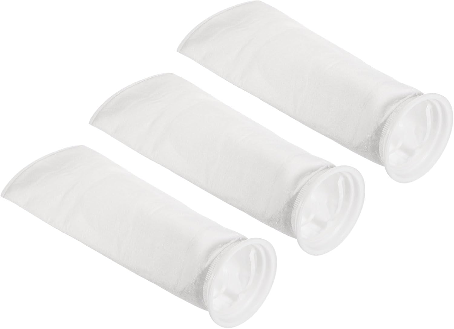 PATIKIL 6 Inch Ring Filter Socks, 3 Pack 10 Micron Mesh Bags Pool Skimmer Basket