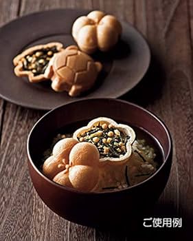 Amazon.co.jp: おめでたい亀と梅の形 お茶漬け最中8個 ギフトD